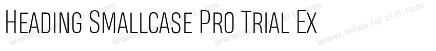 Heading Smallcase Pro Trial ExtraBo字体转换